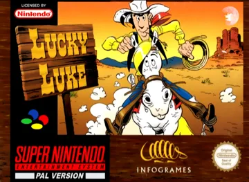 Lucky Luke (Europe) (En,Fr,De,Es) box cover front